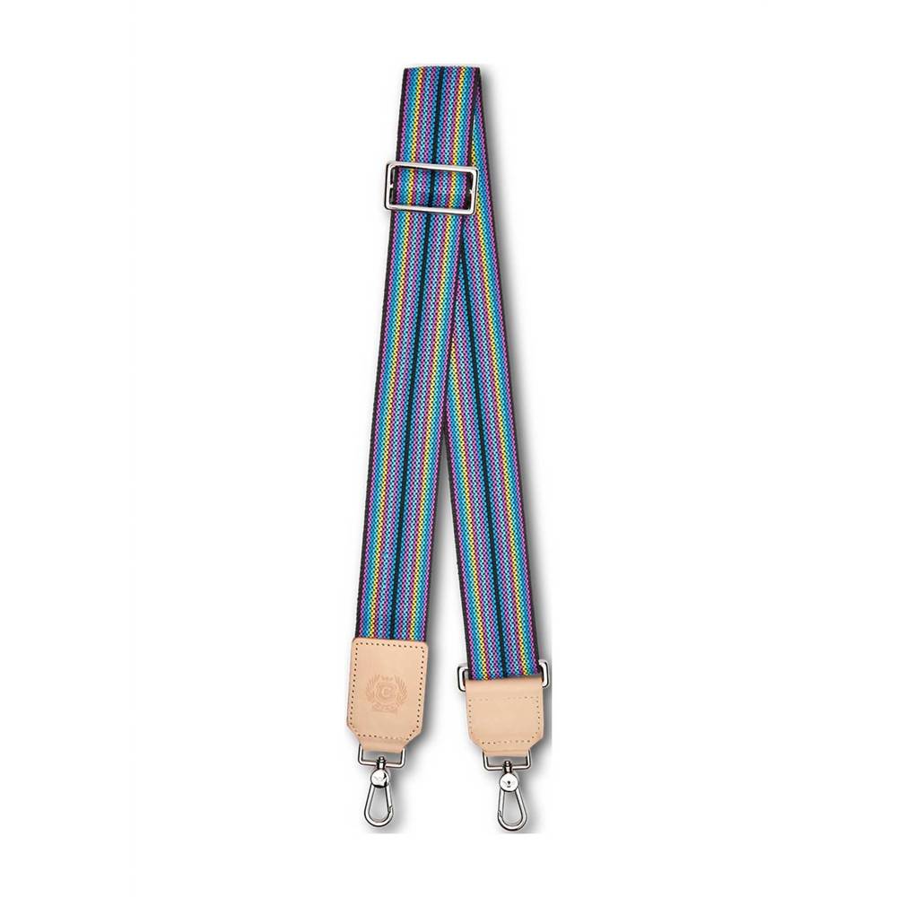 NEW CONSUELA webbing crossbodybag strap in blueberry